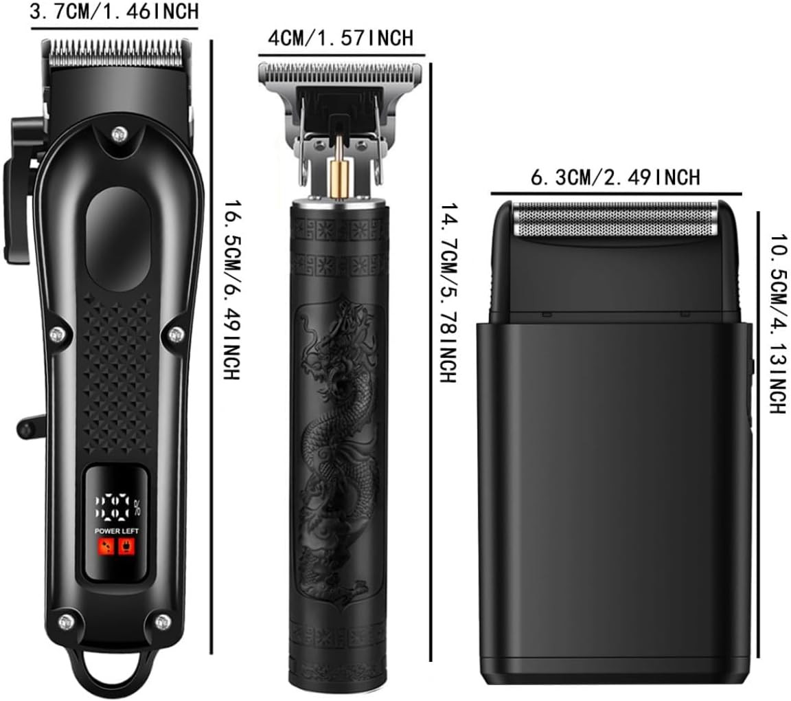 Set cortapelos hombre afeitadora electrica herramientas corte profesional fade