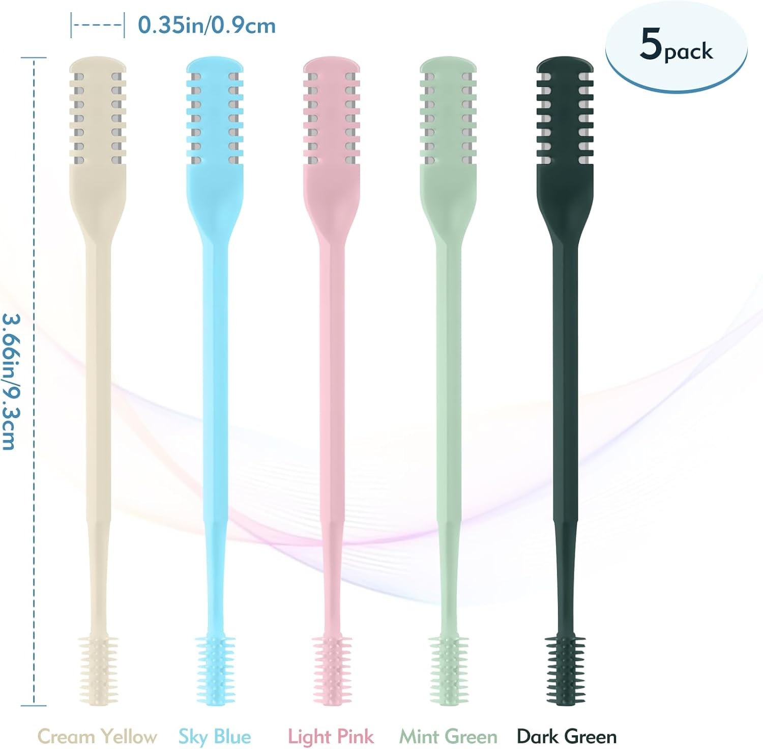 5PCS Nose Hair Trimmer for Women Men | Double-Sided Nose Trimmer Women, Manual 2