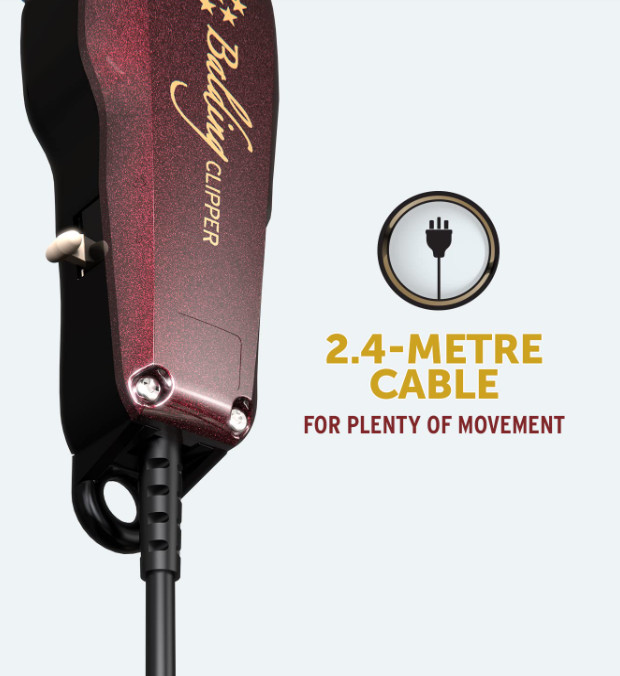 Wahl Professional 5-Star Balding Clipper V5000+ BURGUNDY 8110-830