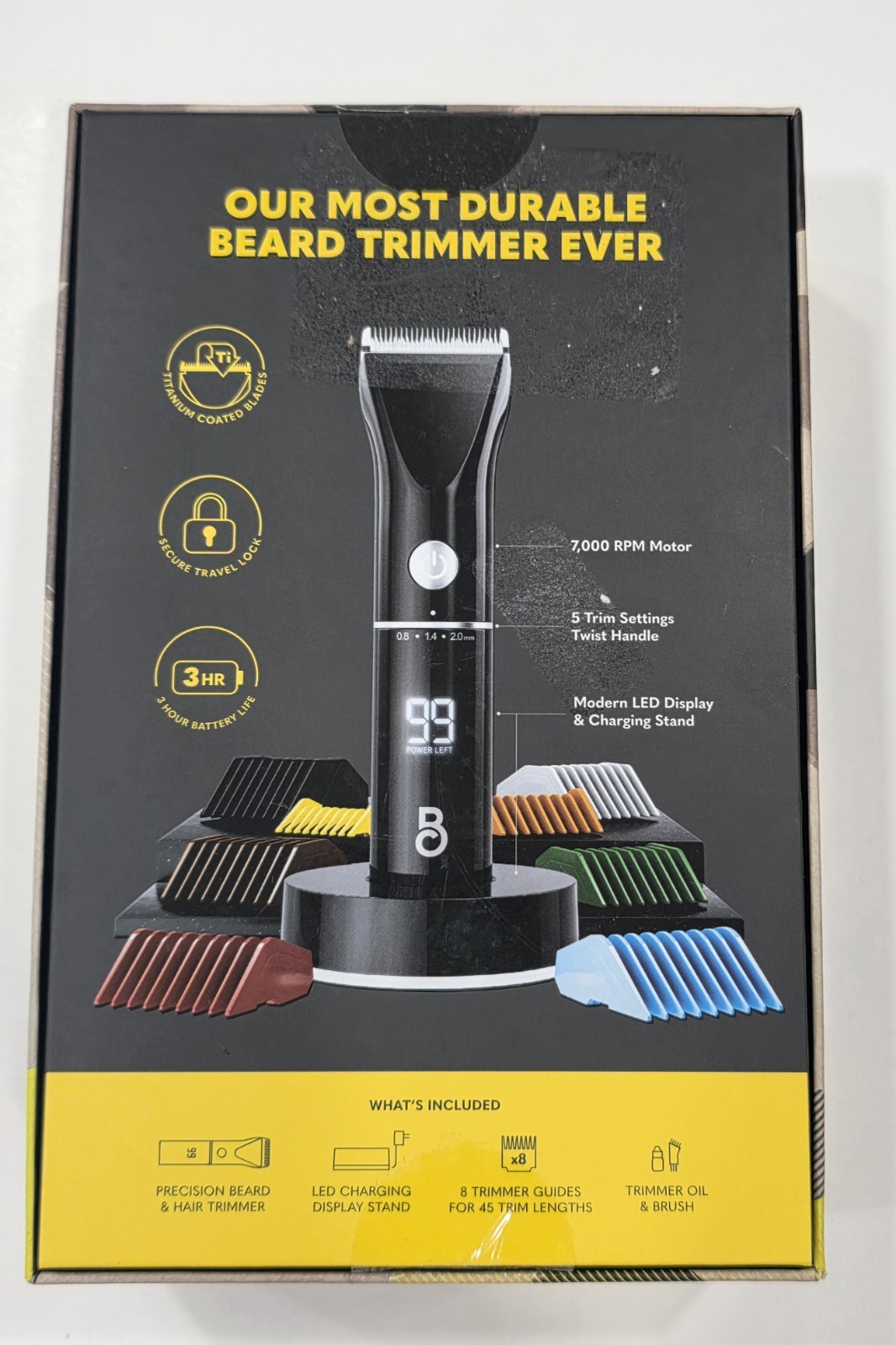 BEARD CLUB – PRECISION BEARD & HAIR TRIMMER – NEW IN FACTORY SEALED BOX