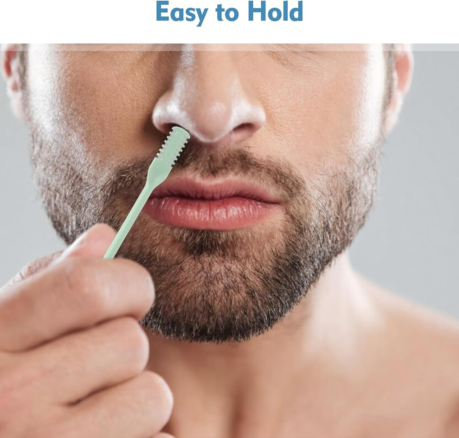 5PCS Nose Hair Trimmer for Women Men | Double-Sided Nose Trimmer Women, Manual 2