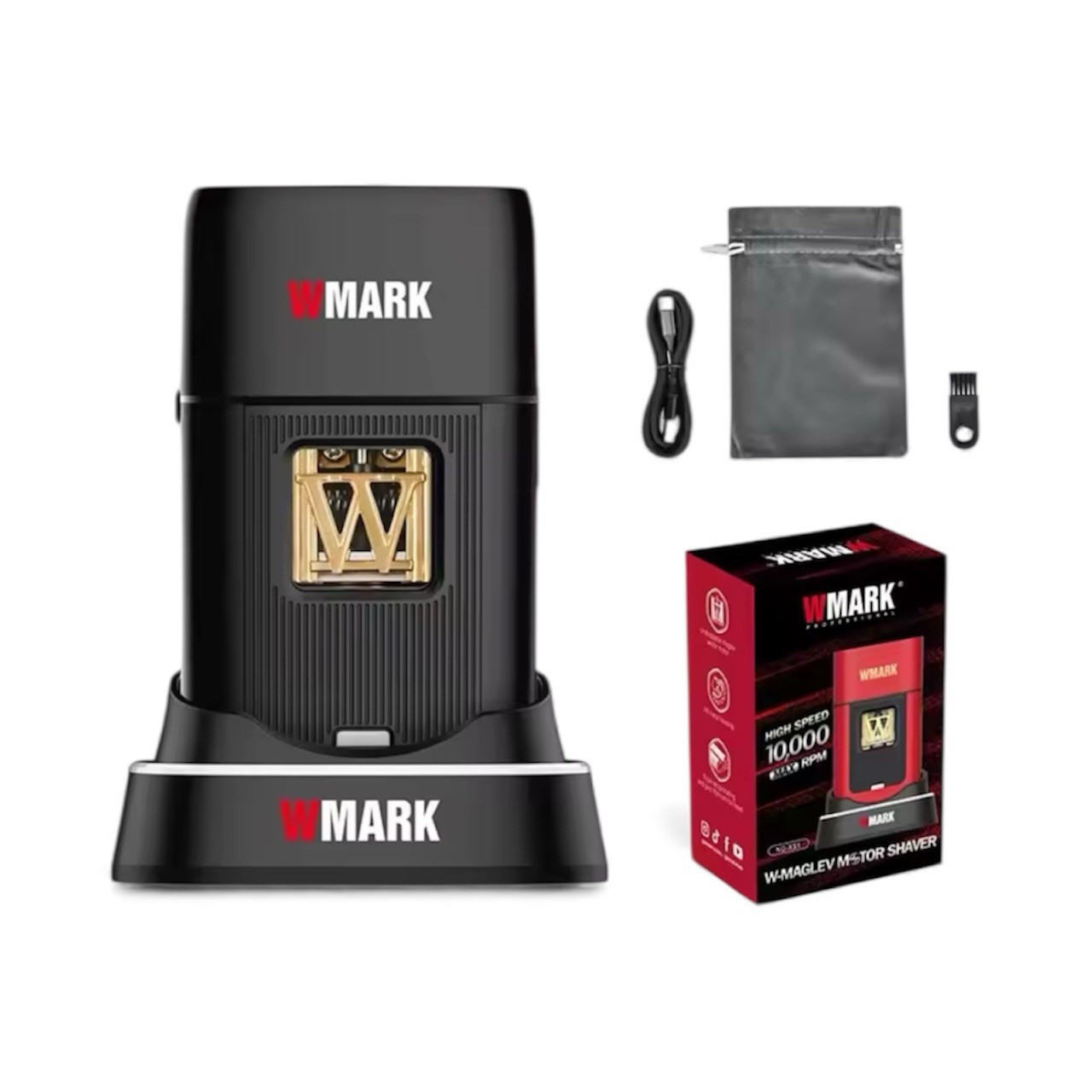 WMARK NG-XS1 Vector Motor Professional Hair Clipper 10000RPM Metal Body