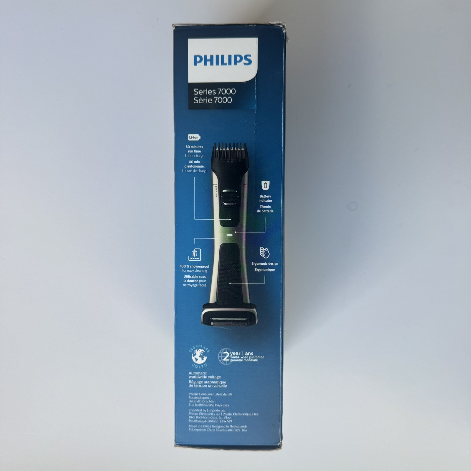 Philips Bodygroom Series 7000 Body Groomer Trimmer Shaver Open Box Complete