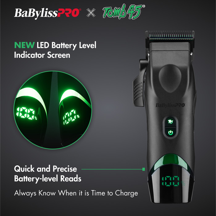 BaBylissPro Tomb45 Wireless-Charging Hair Clipper – BRAND NEW | FXT45C + Pad