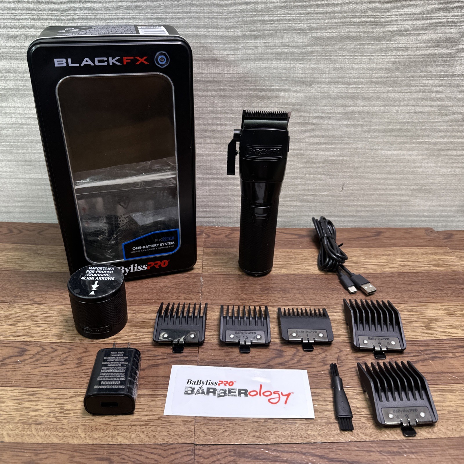 BaBylissPRO BLACKFX Cordless Clipper FX8022B / READ
