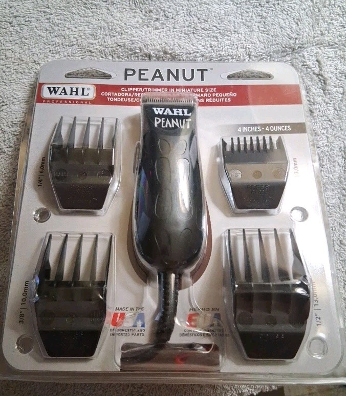 Wahl 8655-200 Peanut Clipper Trimmer Black Corded Trimmer Compact Size NEW