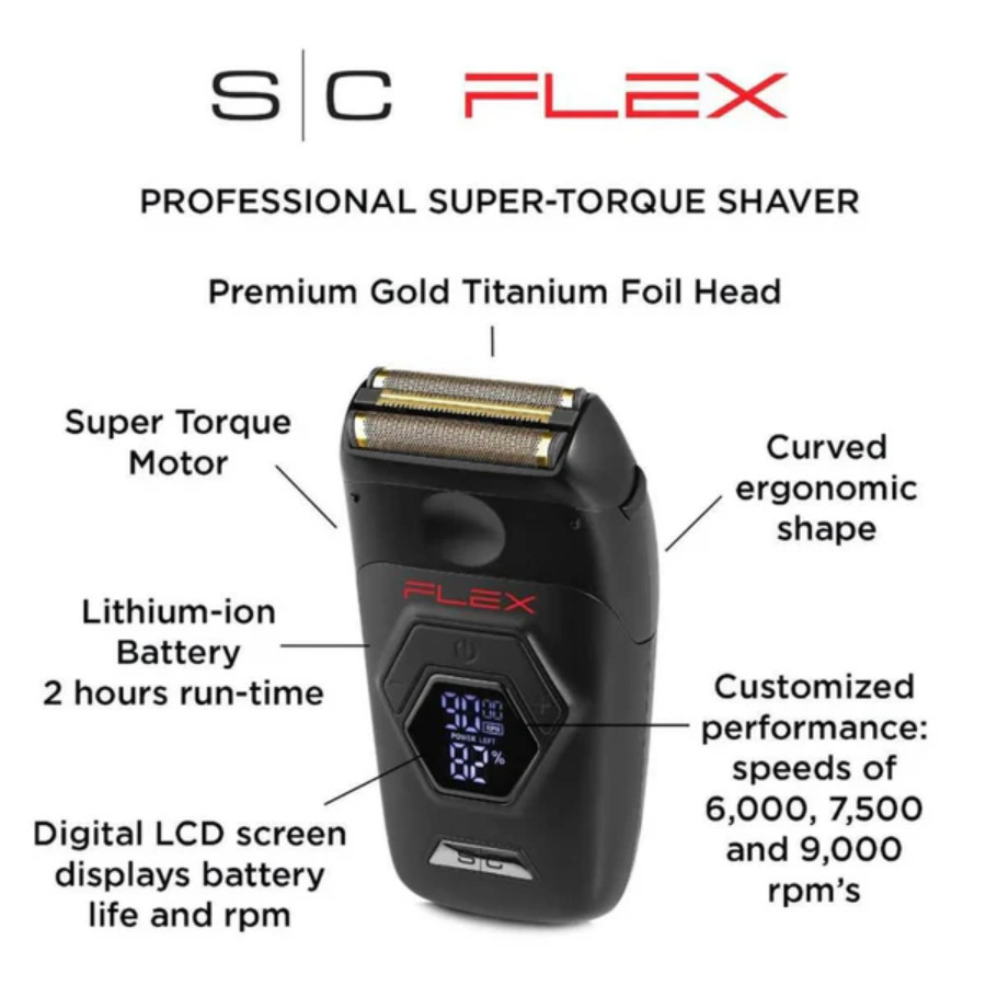 StyleCraft Rebel Super Torque & Flex Shaver | SC802B + SC806B