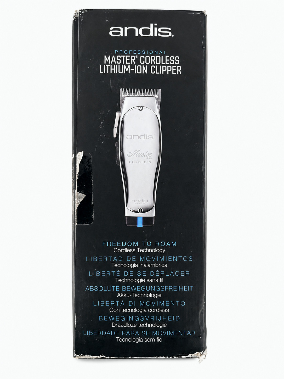 Andis Master Cordless Lithium-Ion Clipper w/ Charging Stand 12480 Open Box (New)