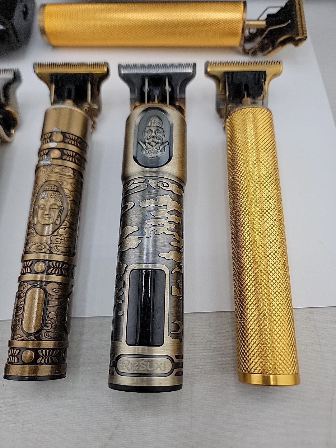 Cordless Fancy Cliuppers and Shaver, Gold Bronze Tattoo Style Clippers