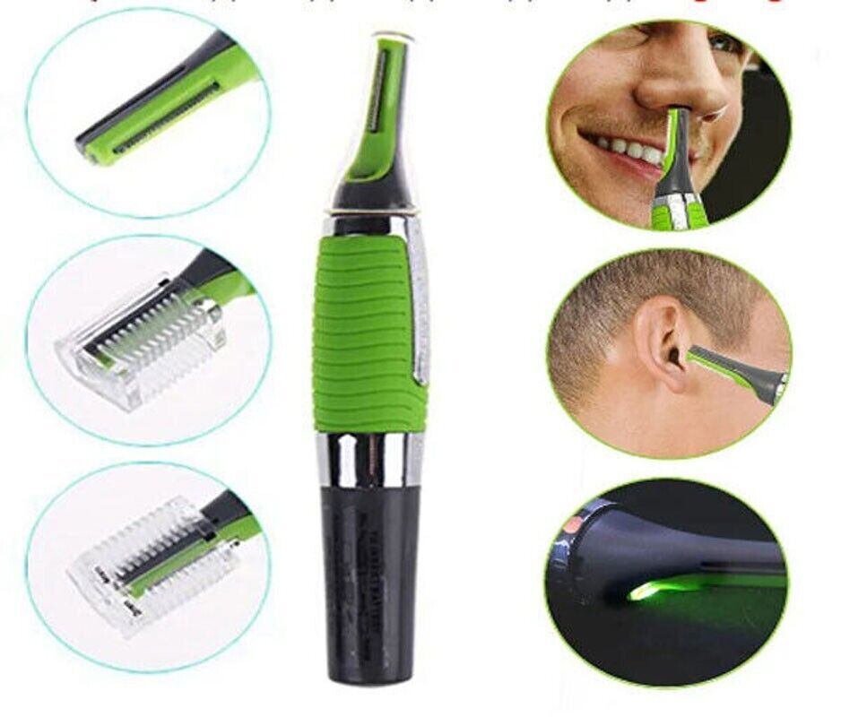 Electric Nose Hair Trimmer Shaver Ear Face Eyebrow Mustache Beard Shaver Clipper