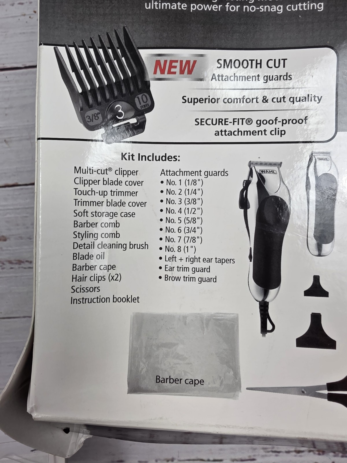 Wahl Chrome Pro Deluxe Kit 79524‑5201M – Corded Clipper Brand New