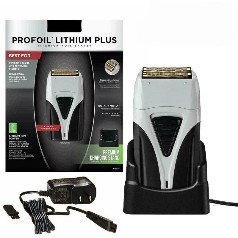 NEW Adis² #17200 Profoil Lithium Plus Foil Shaver Cordless with Charging Stand
