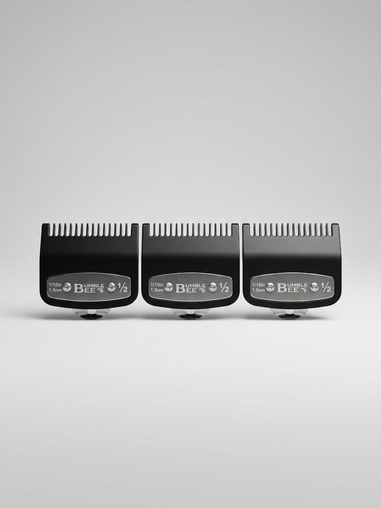 Bumble Bee Professional Clipper Guards – #1/2 (1.5mm) – 3 Pack