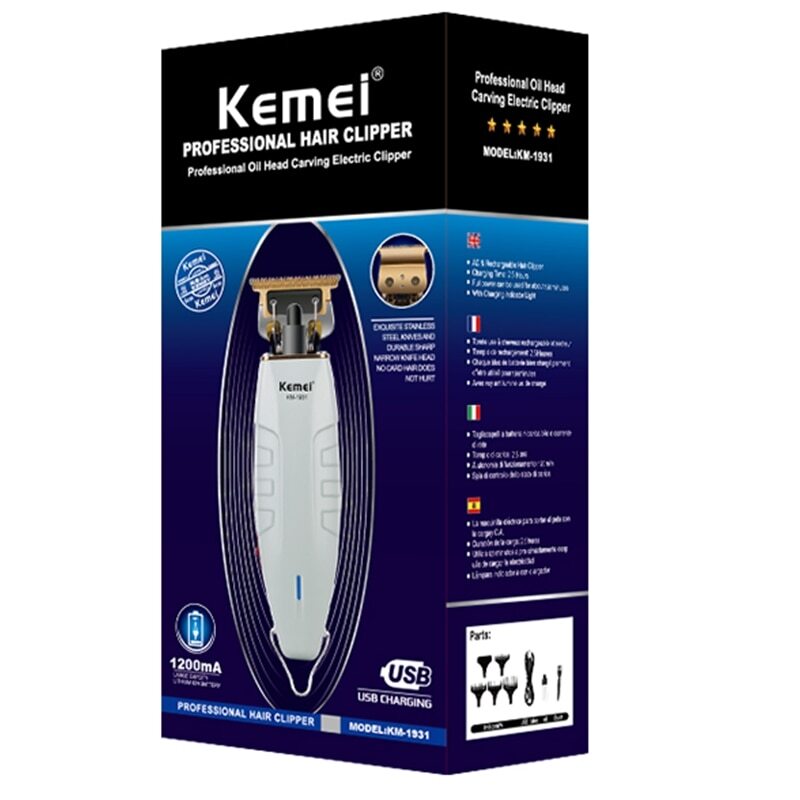 Kemei Hair Clippers Cordless Trimmer Electric Shaver Cutting Beard Barber 1931