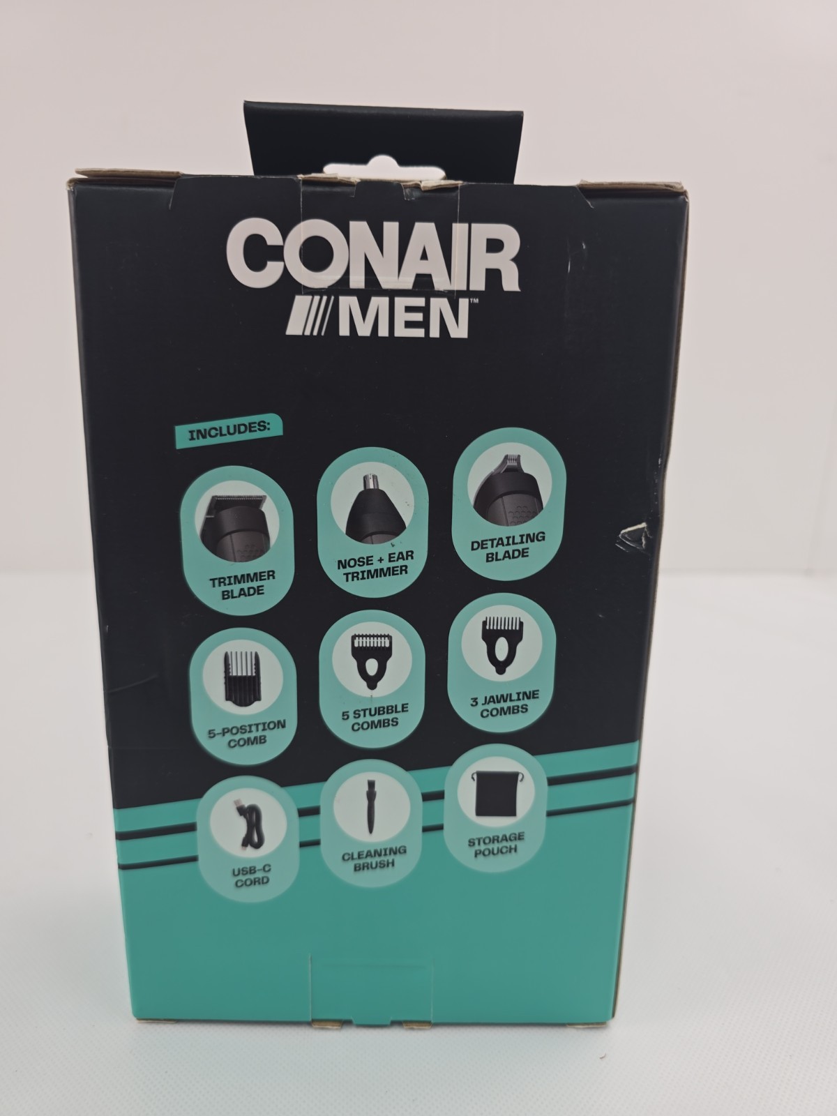 Conair Men All-in-one Trimmer Powerful and Precise 16 Pc Kit New