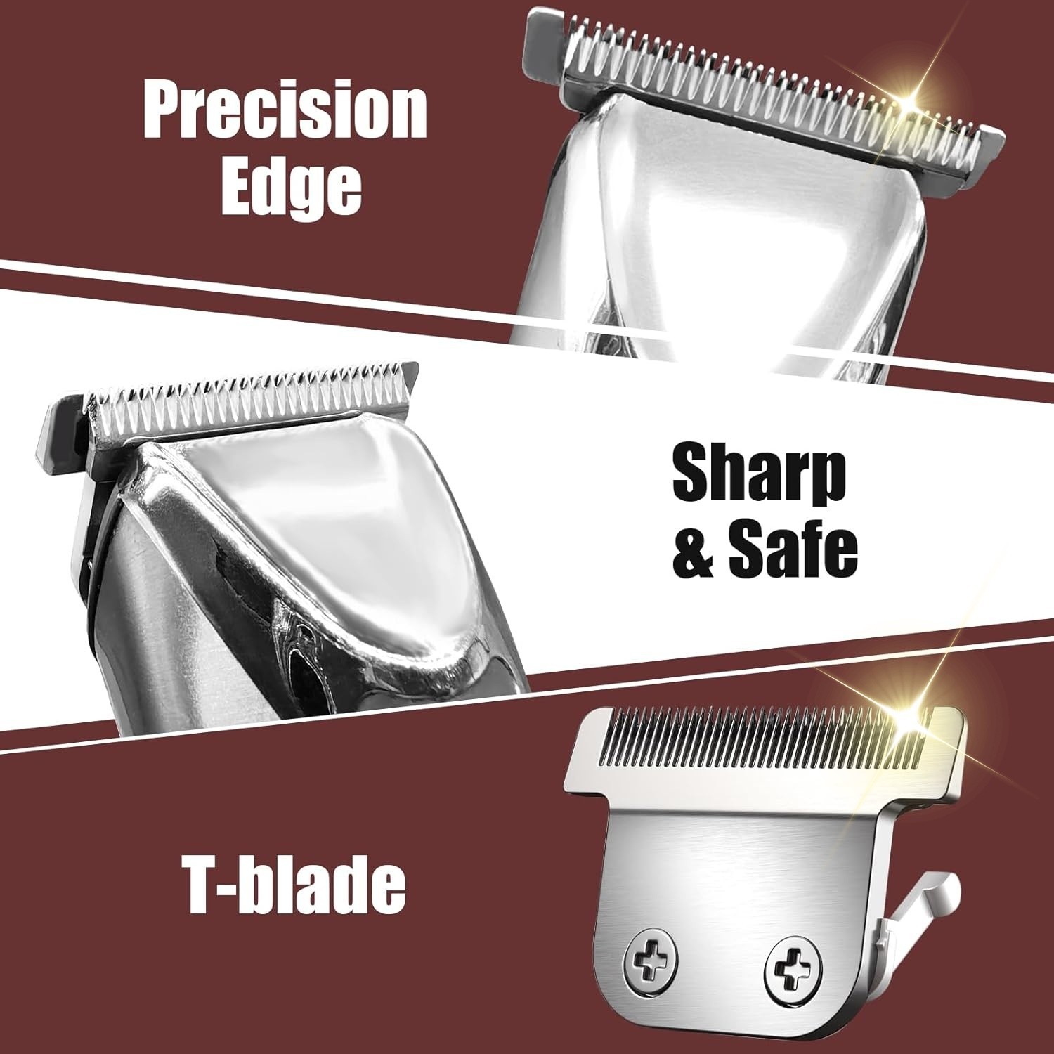 2Pcs Detachable Replacement Blade for Wahl Trimmers Stainless Steel 30mm & 40mm