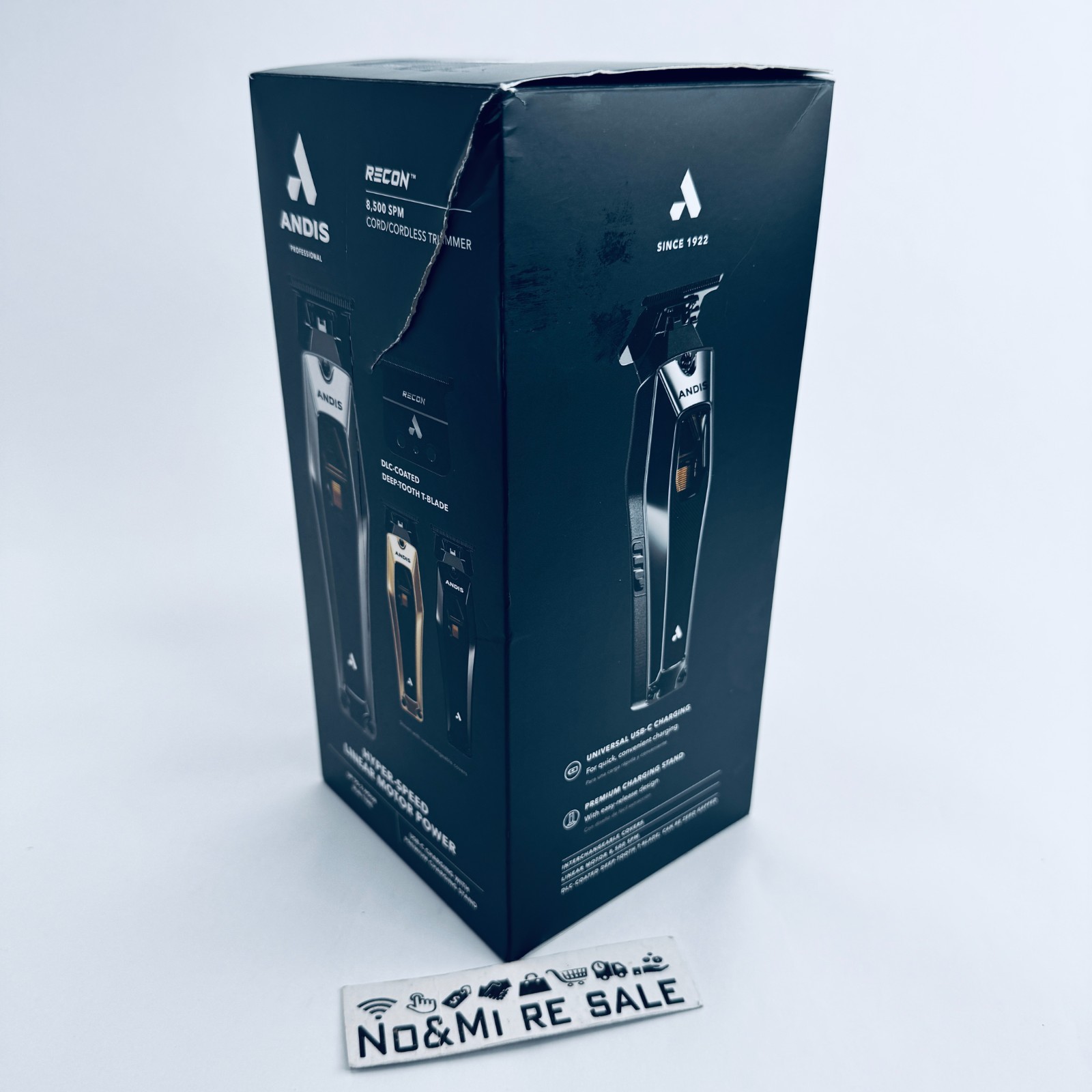 Andis 562703 Recon Professional Barber Vector Motor Beard & Hair Cordless Trimme