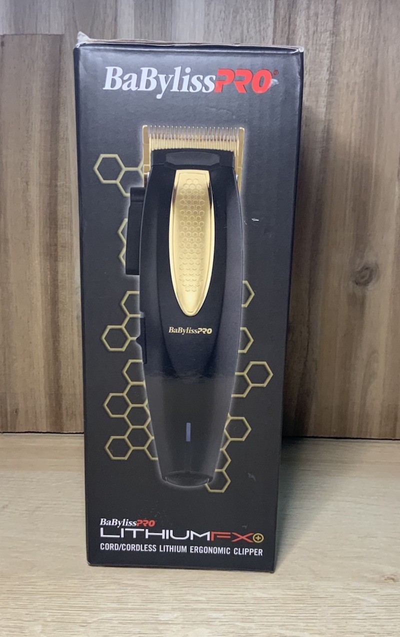 BABYLISS PRO LithiumFX Cord / Cordless 110-220 Volts / 50-60 Hz Clipper – Gold