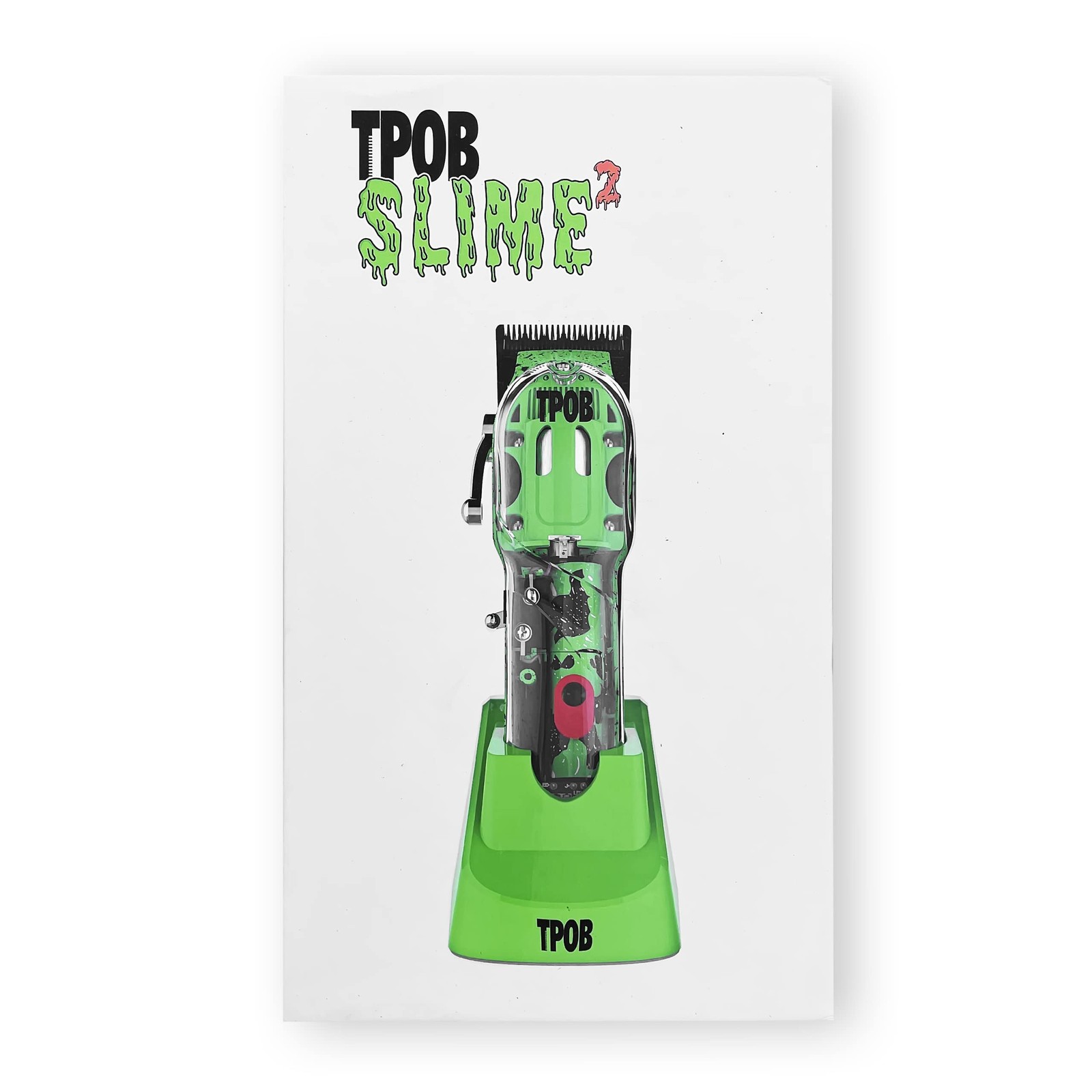 TPOB Slime 2 Barber Hair Clippers for Men 6800 RPM with 12 Piece Set,