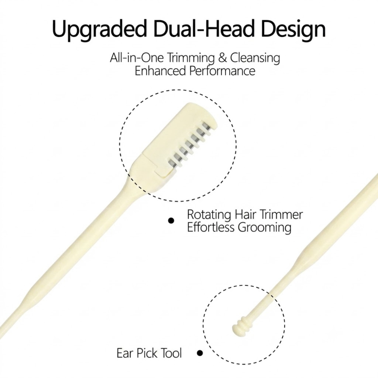 2/4/10/15pcs Manual Nose Hair Trimmer Facial Hair Removal Tools Grooming Kit