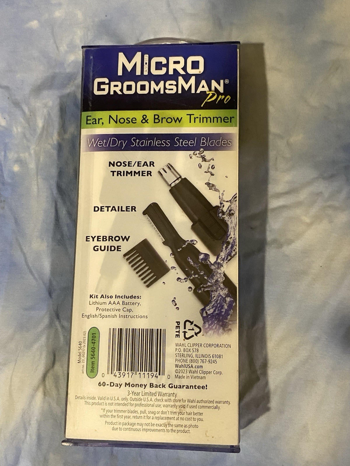 Micro Groomsman Pro Wahl Home Products Ear, Nose, Brow Trimmer