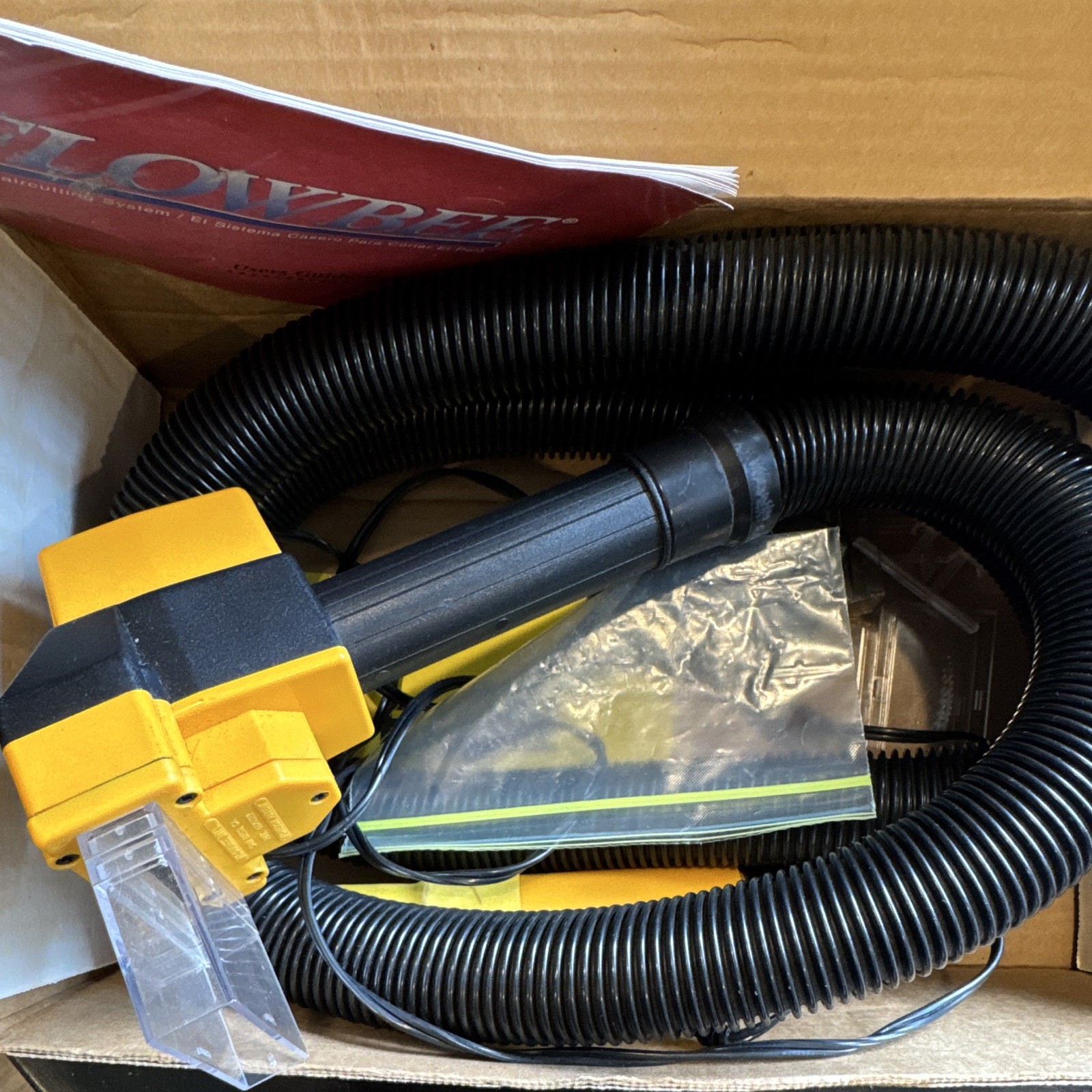 Flowbee Home Haircutting System Electric Vacuum Haircutting Kit Black/Yellow