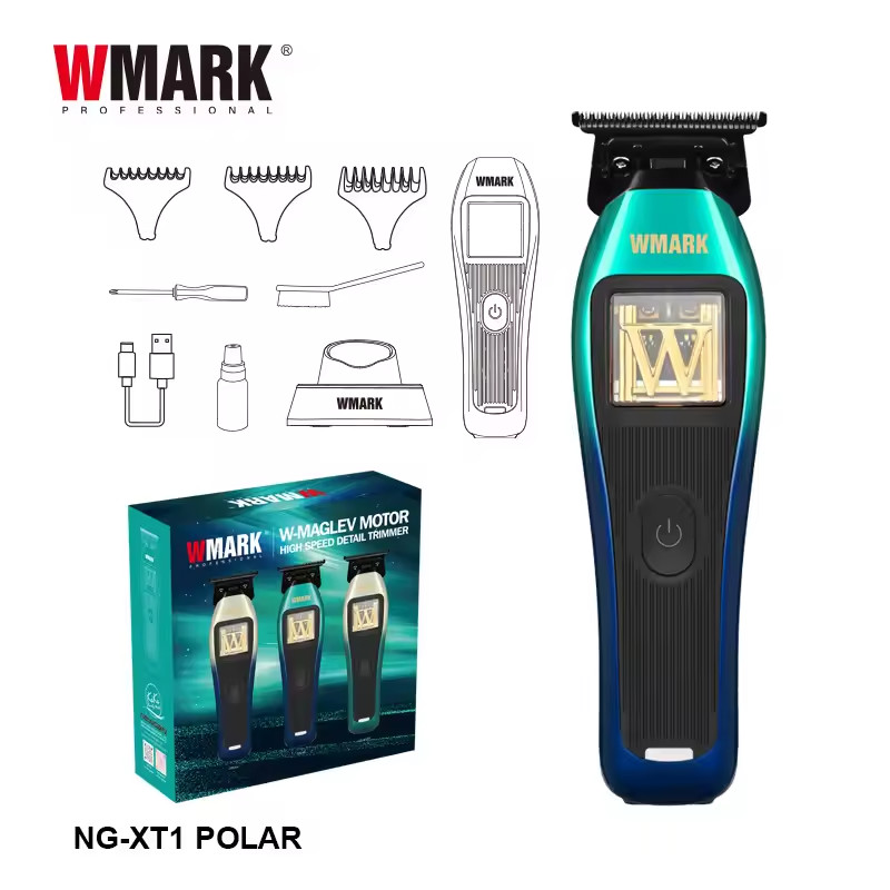 2025 Wmark NG-XT1 Polar Trimmer 10000RPM Cordless Beard Hair Tool