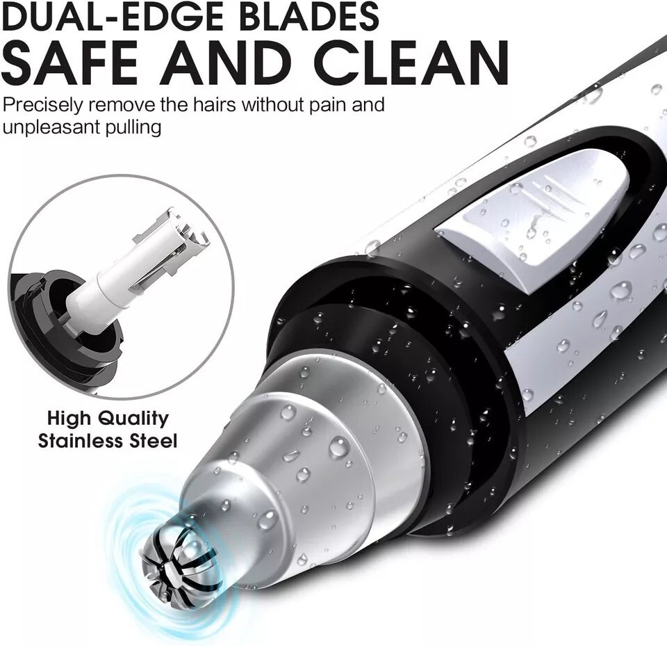 Ear and Nose Hair Trimmer Clipper – 2024 Professional Painless Eyebrow & Facial