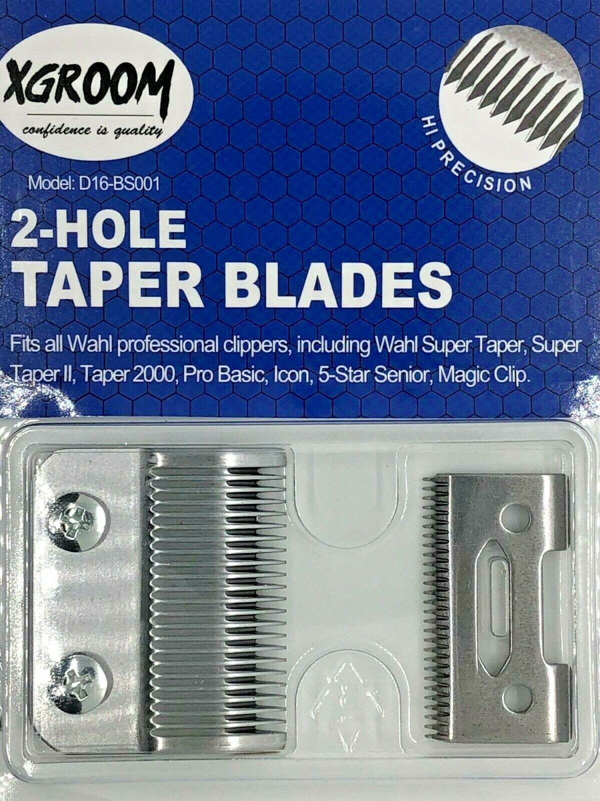2-Hole Taper Blades Replacement Blade 5-Star Cord/Cordless Magic Clip #8148