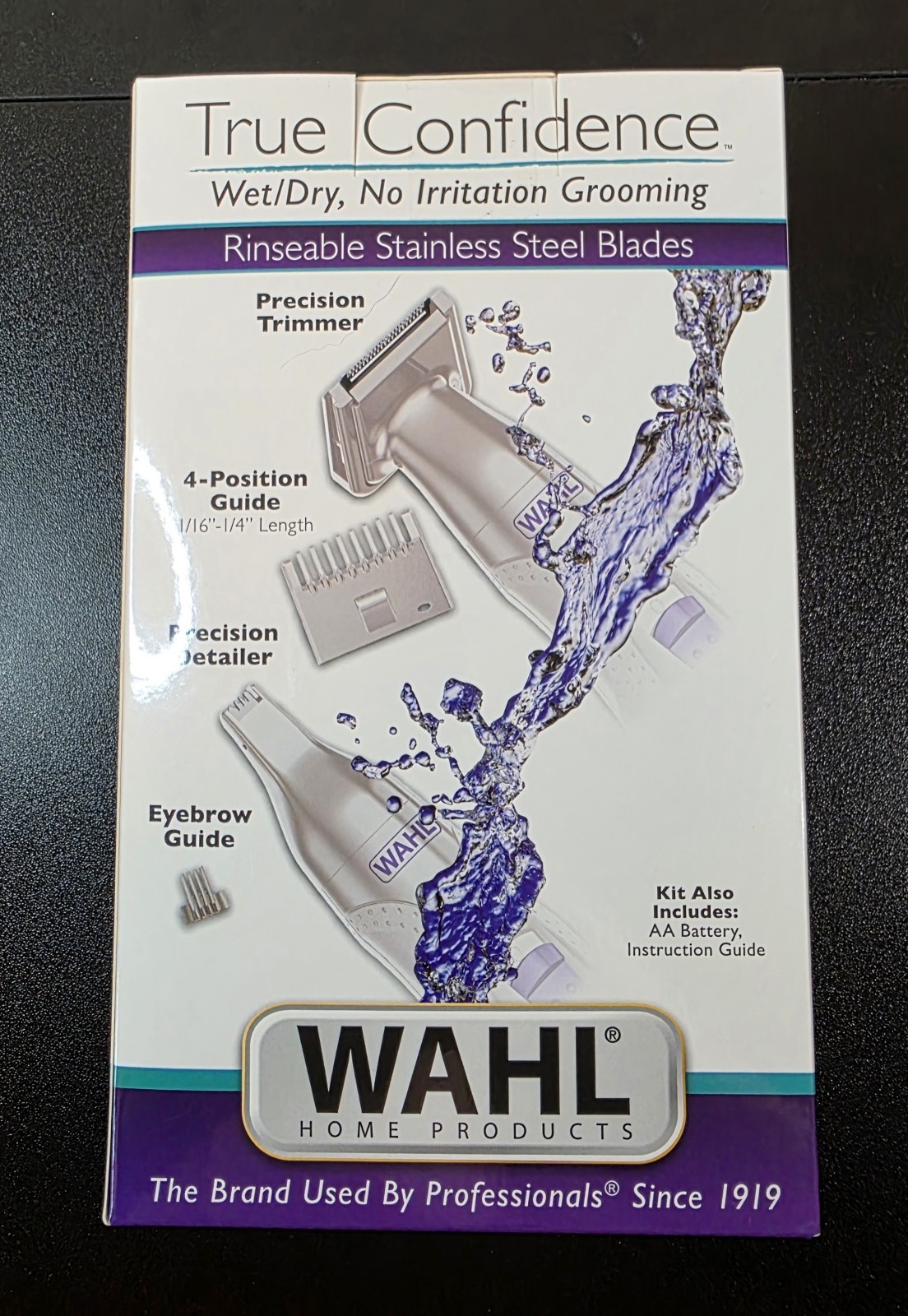 NIB Wahl True Confidence Wet/Dry No Irritation Grooming Fast Easy Hair Removal