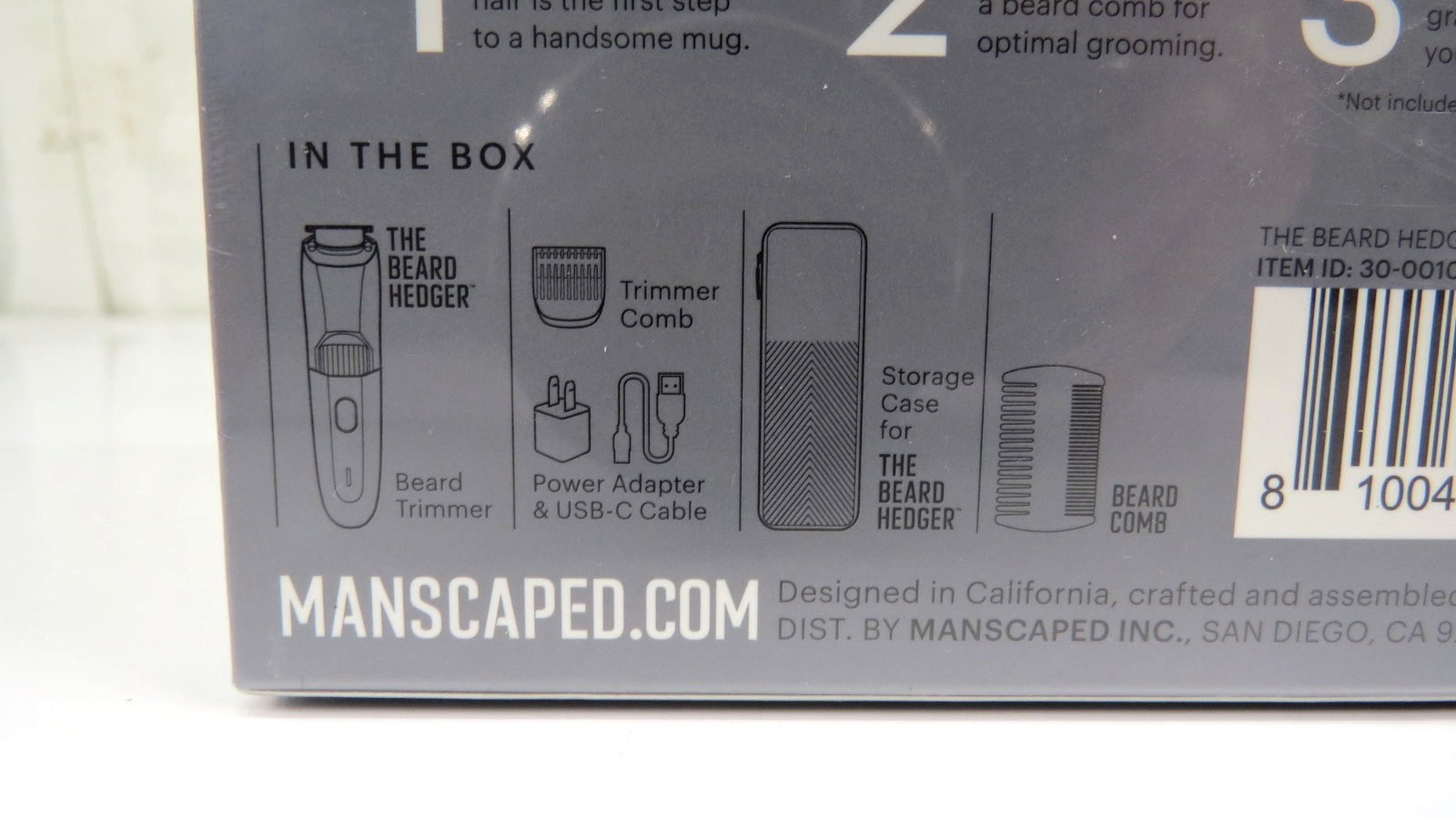 MANSCAPED The Beard Hedger Electric Beard Trimmer w/ Beard Comb