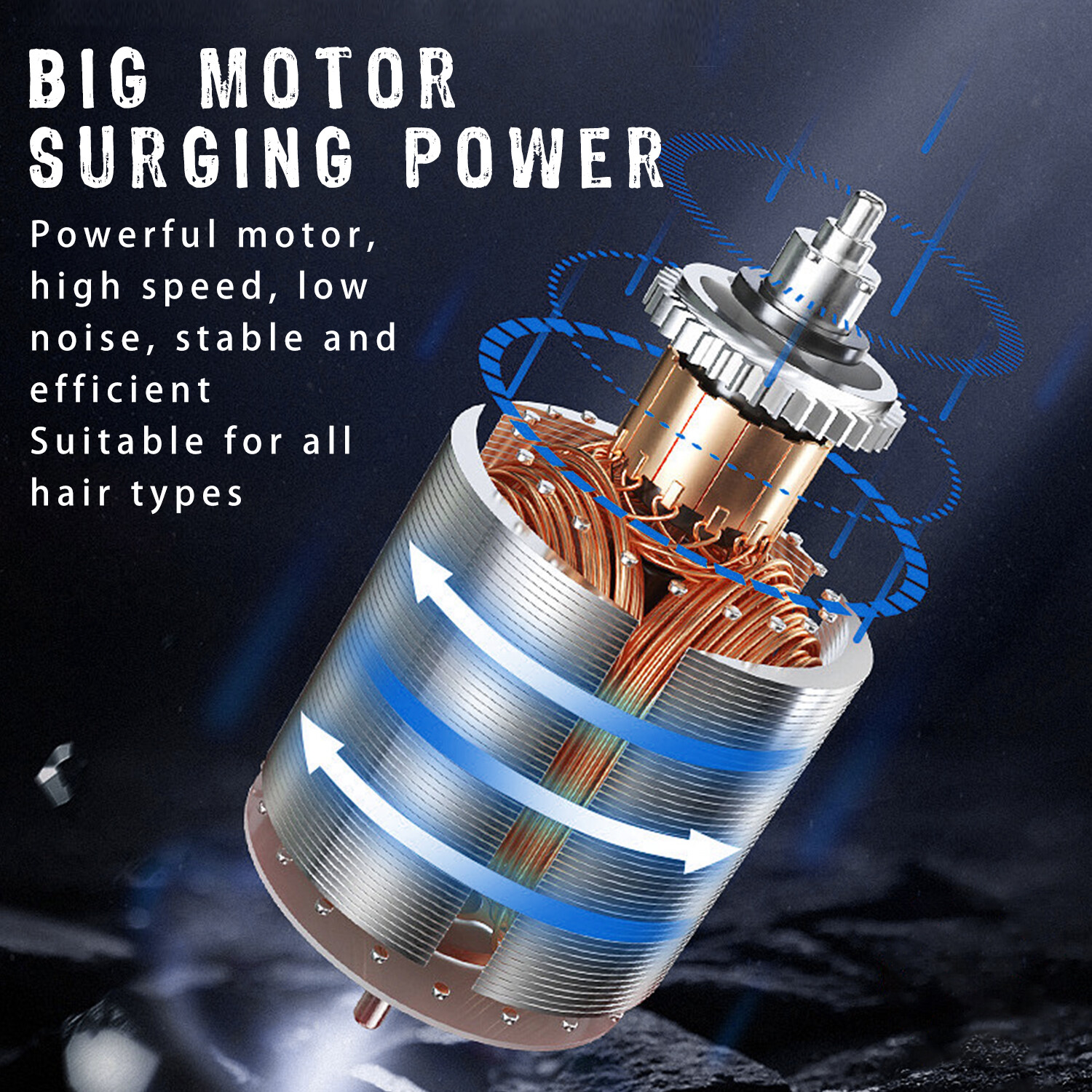 Professional Cordless Hair Clippers Trimmer Cutting Beard Shaving Machine USA