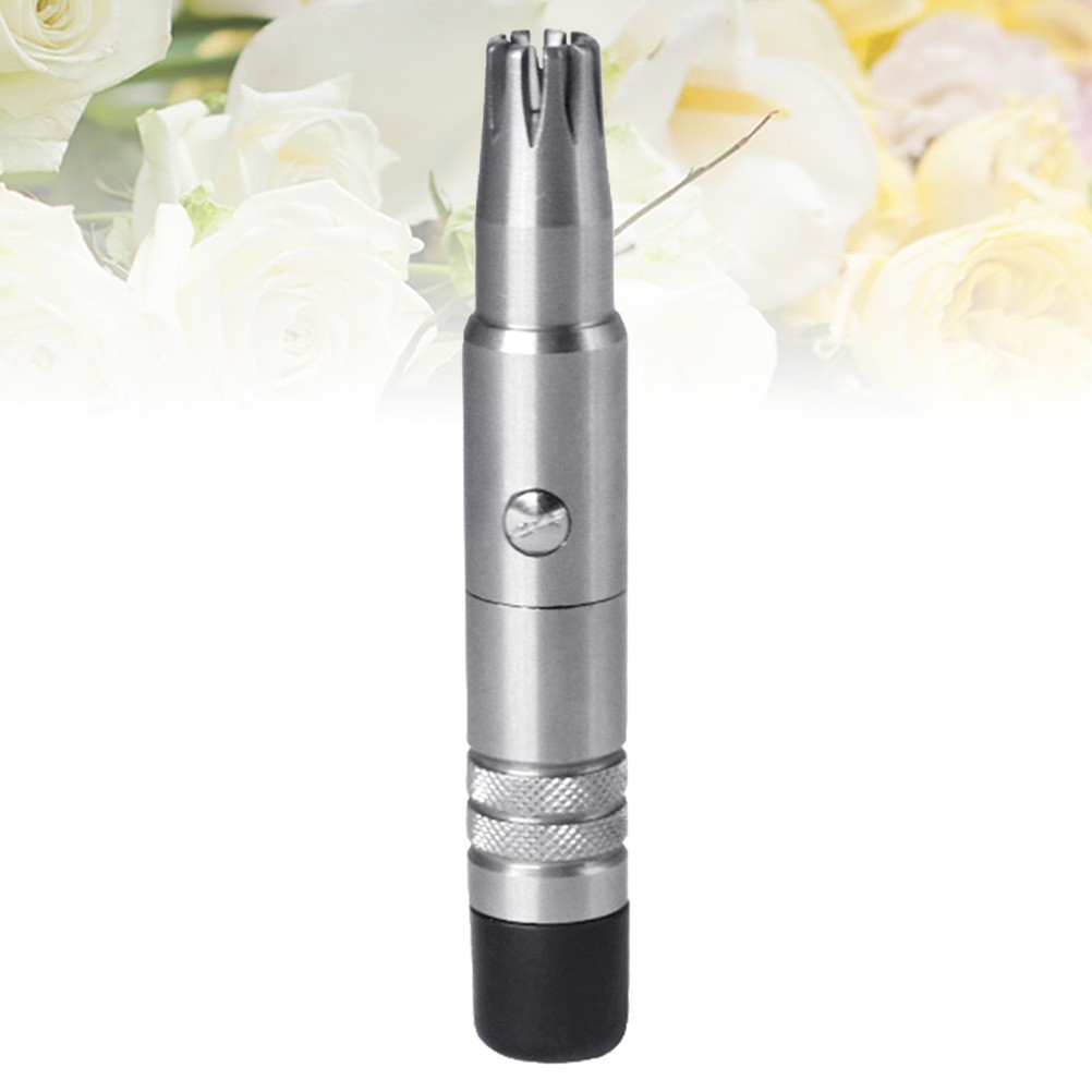1PC Manual Stainless Steel nose trimmer men nose hair cutter Dual Shaver