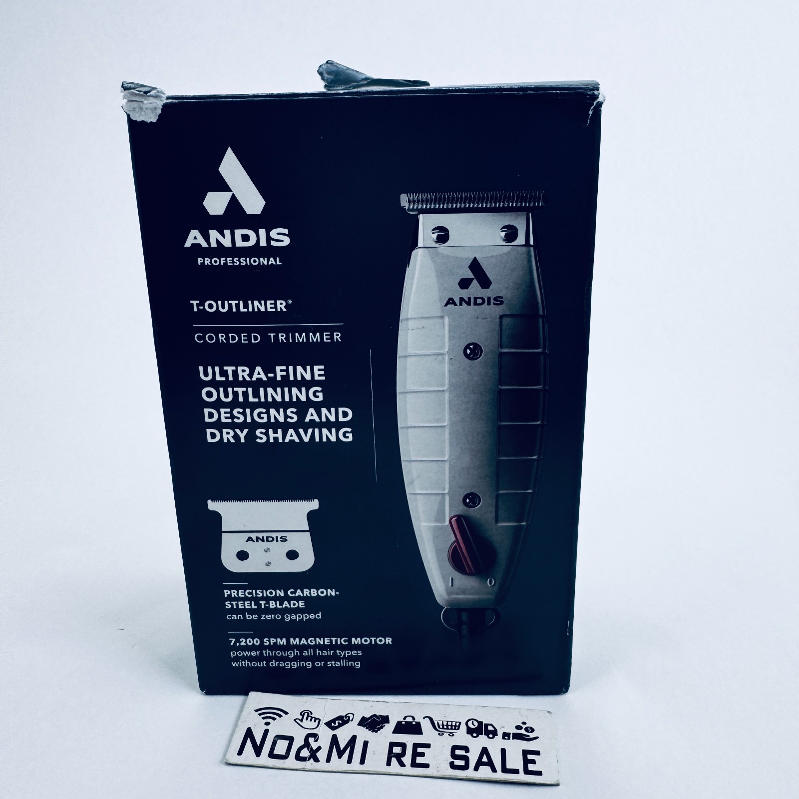 Andis 04780 Professional T-Outliner Beard & Hair Trimmer for Men / Carbon Steel