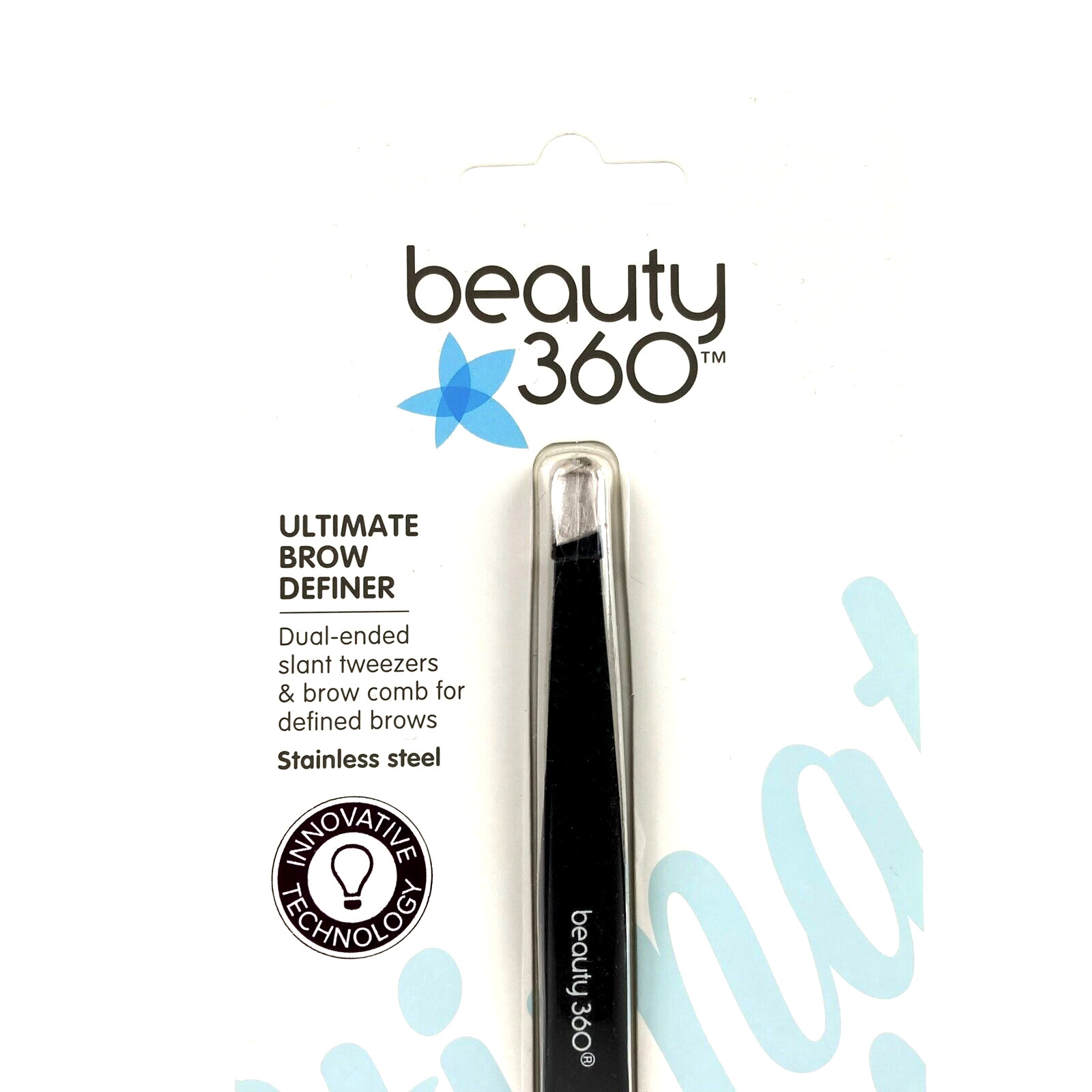 Beauty 360 Stainless Steel Precision Razors 3 Razors & Ultimate Brow Defined NEW