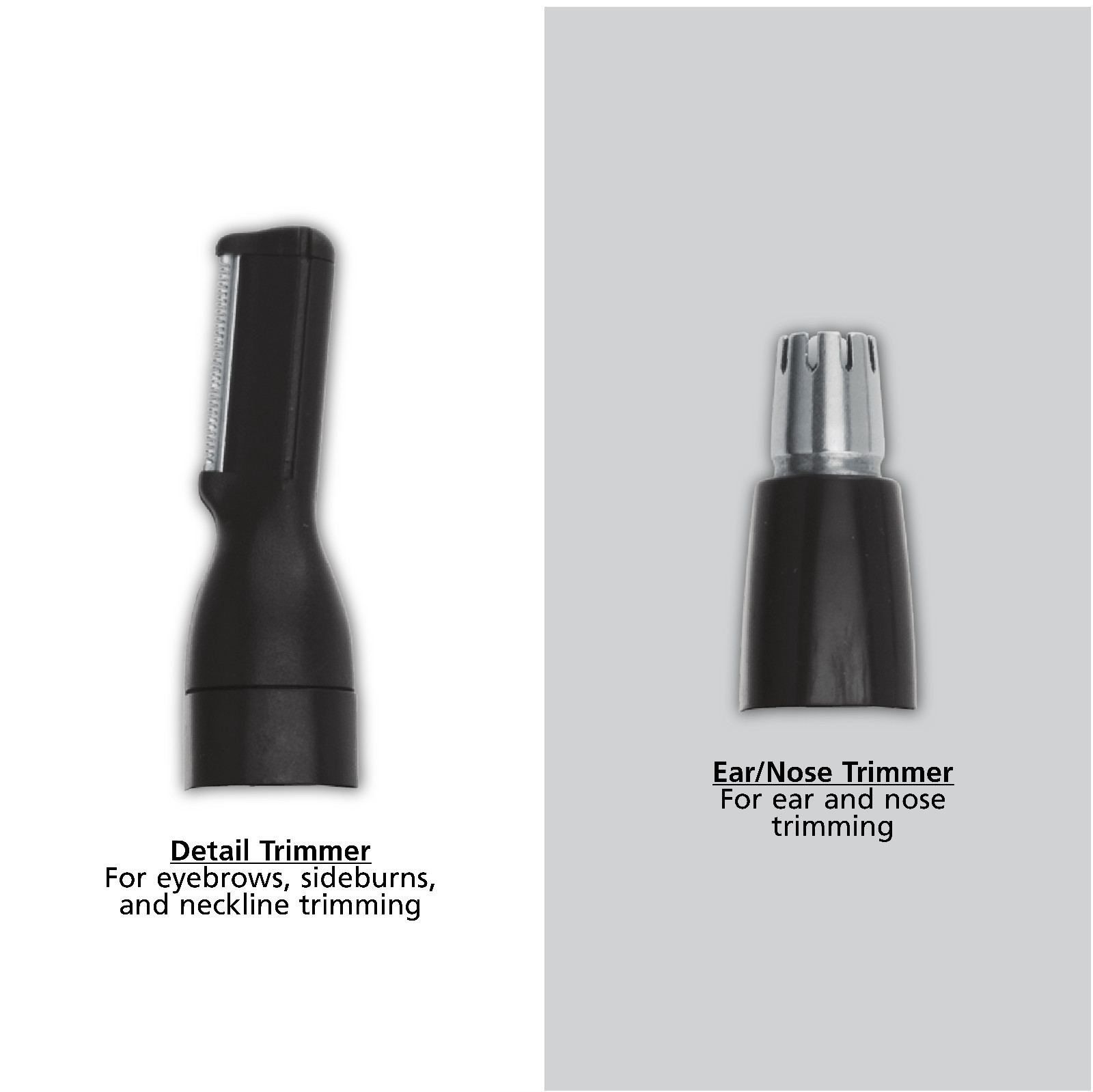 WAHL Micro GroomsMan Precision 2-in-1 NOSE EAR HAIR DETAILER AAA Lithium Power