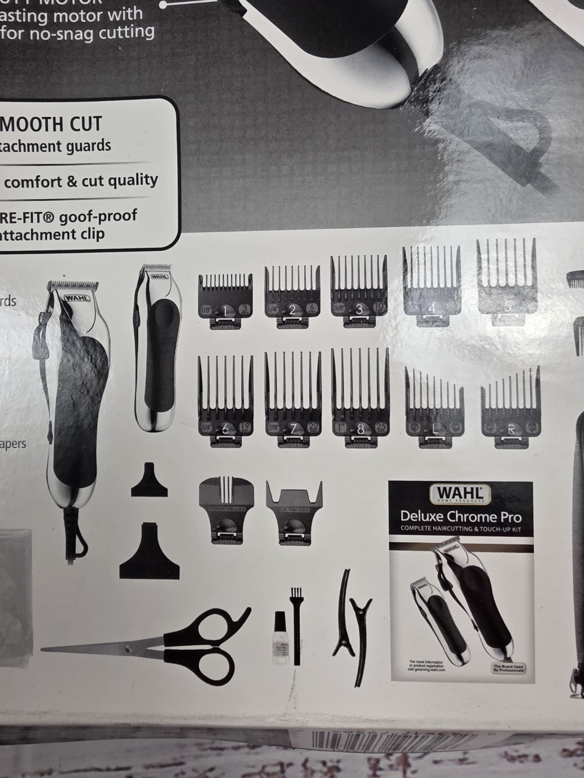 Wahl Chrome Pro Deluxe Kit 79524‑5201M – Corded Clipper Brand New