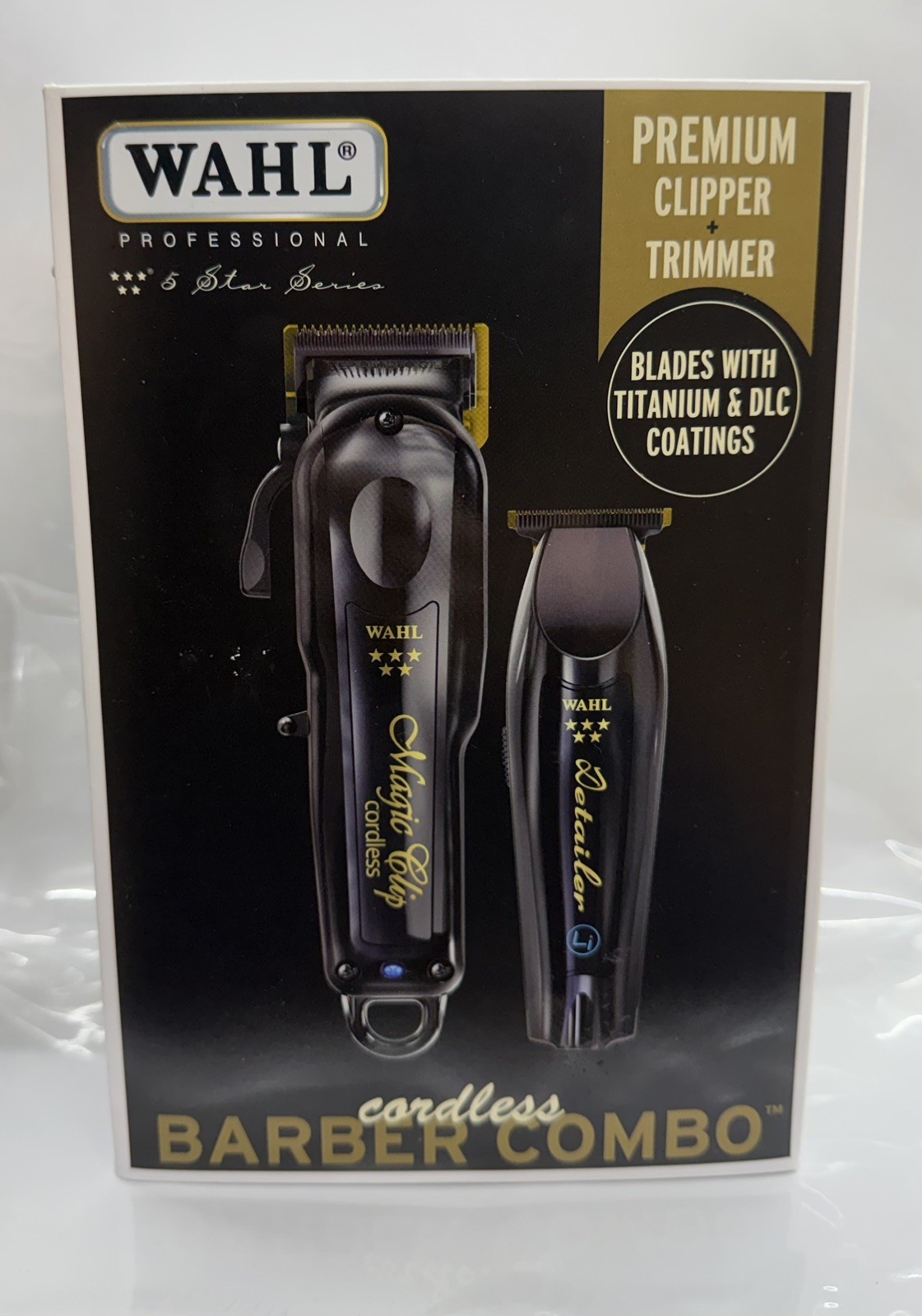 Wahl 3025397 Cordless Barber Combo Premium Clipper & Trimmer Combo NEW