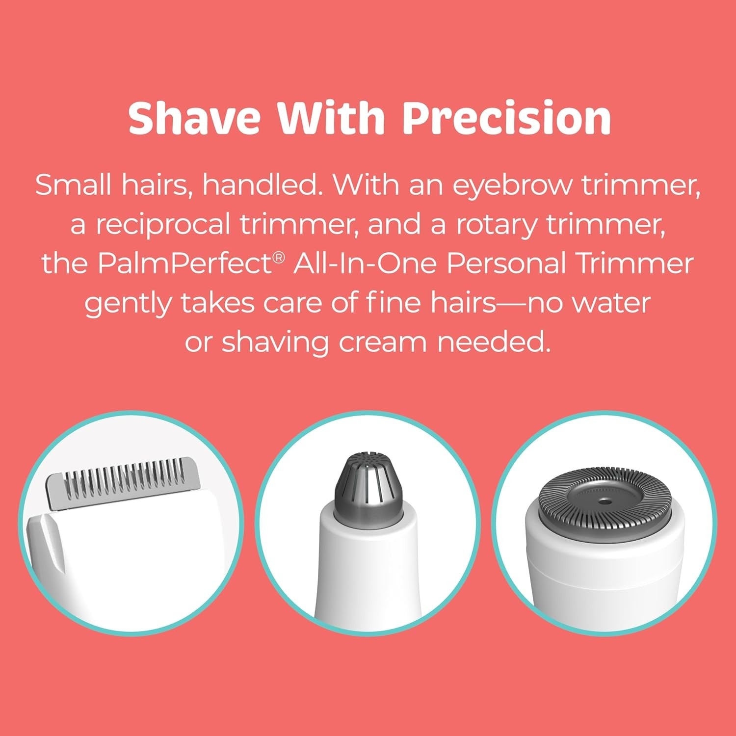 PalmPerfect 3-in-1 Grooming Set Electric Shaver Trimmer Kit New – FAST SHIPPING