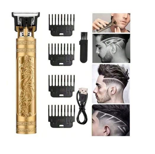 Men’s Recharge Hair Clipper, Abs Material With Carving, Portable Trimmer.Codless