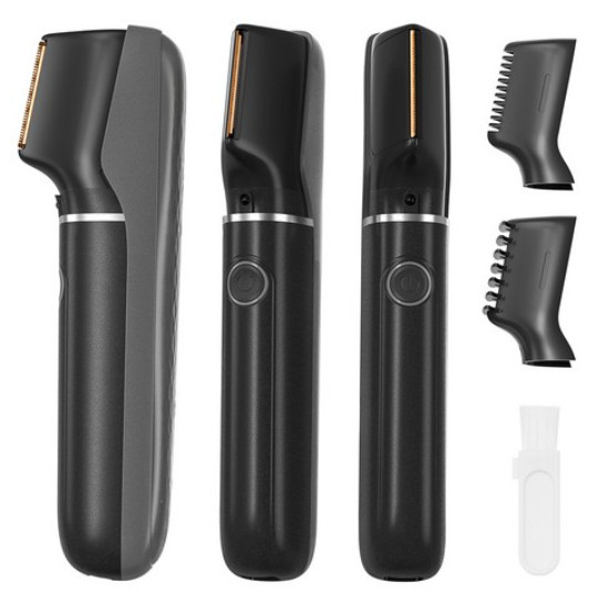 Gaayou Electric Body Hair Trimmer & Groomer for Men & Women, V-Shaped Design, 1m