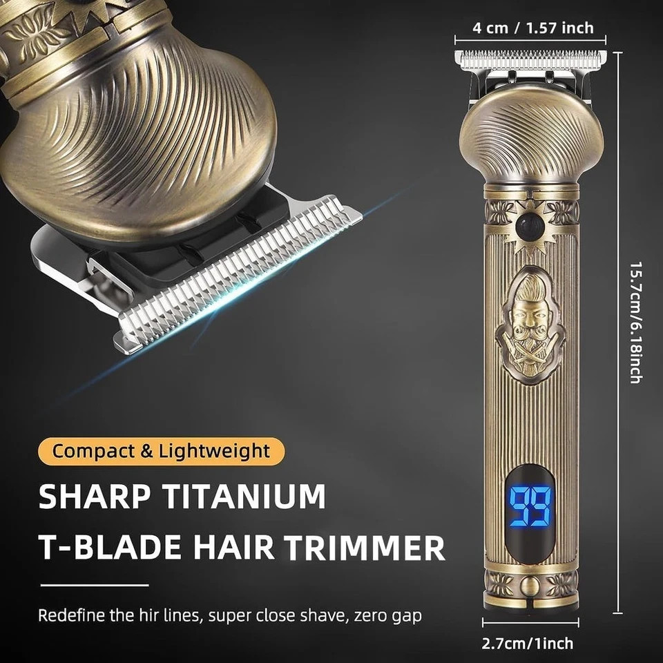 Beard Trimmer for Men, Electric Razor Shavers for Men w/Case