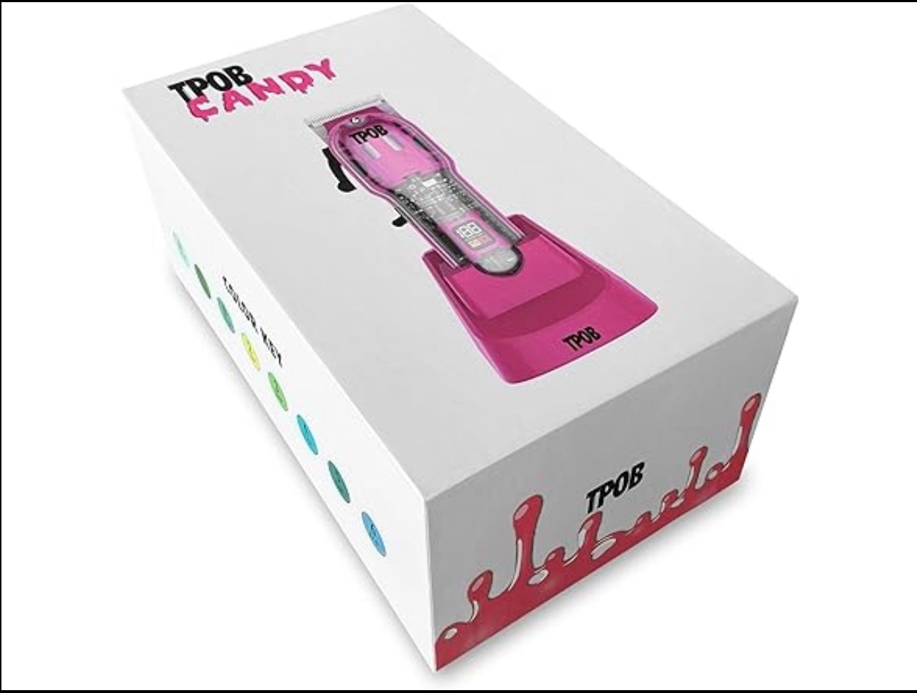 TPOB Candy Slime 2 Professional Hair Clippers Matte Pink Case NEW Factory Sealed