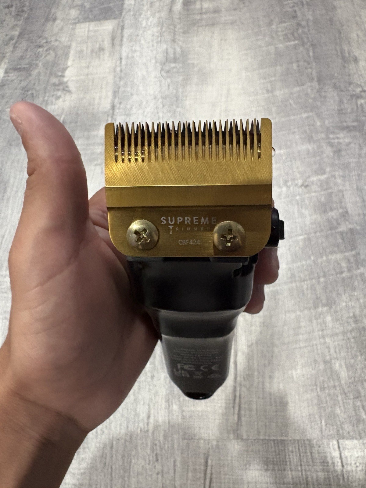 Supreme Trimmer Clipper Cordless Rechargeable Gold/Black STCS030/GD