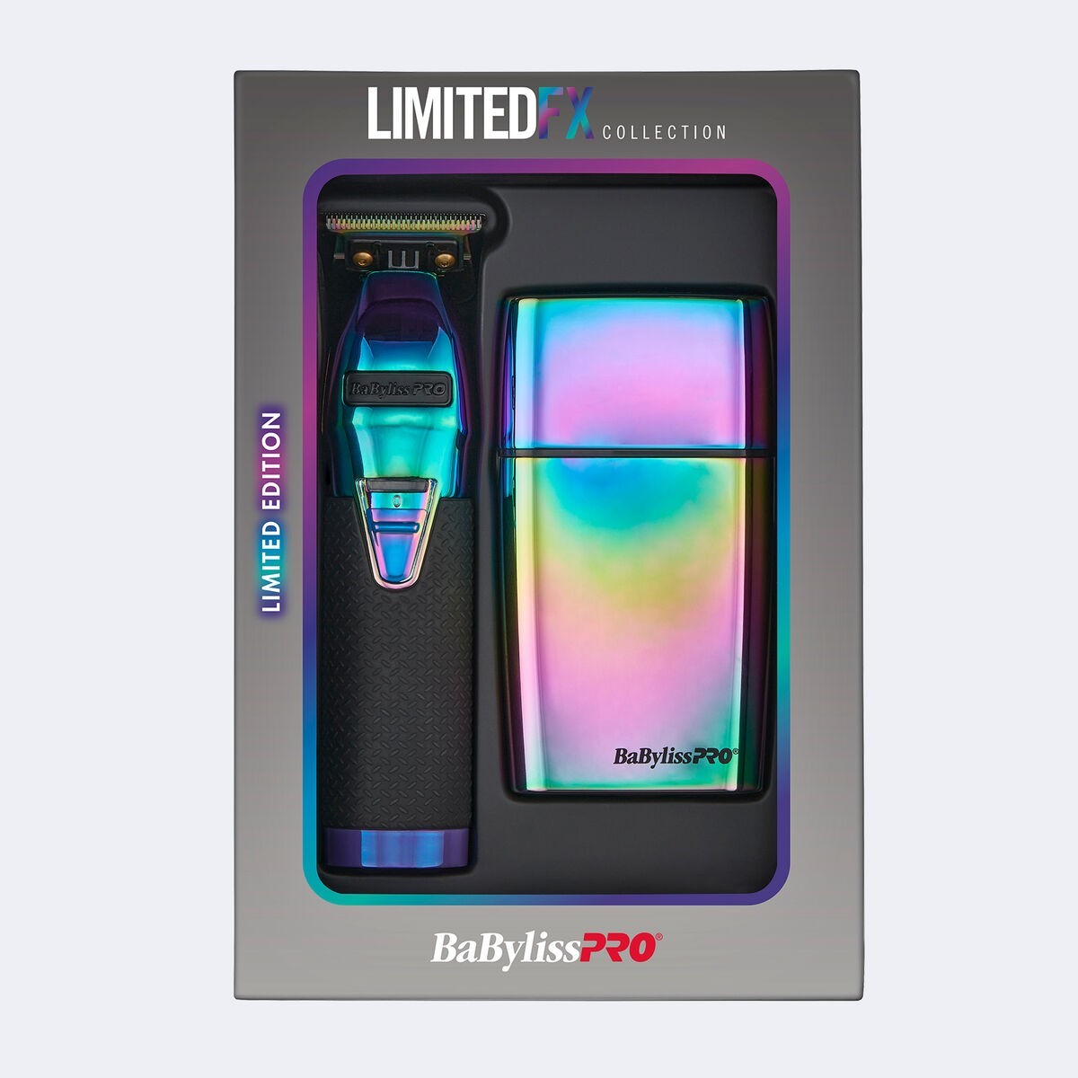 BaByliss PRO Limited FX Collection Trimmer & Shaver Set Iridescent FXDUOFS2TRB