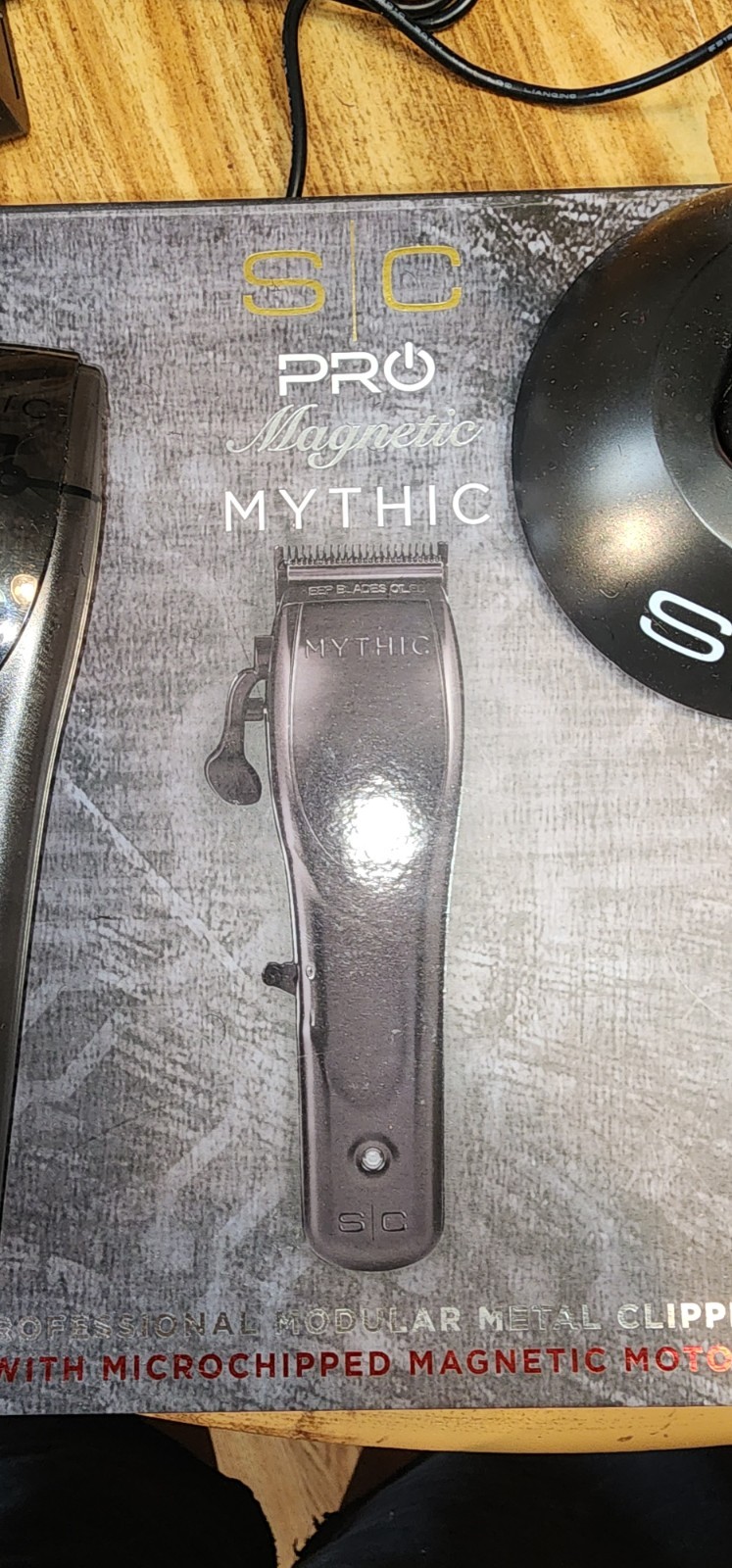 BaBylissPRO SILVERFX+ Trimmer & S|C MYTHIC Clipper Silver Brushless Magnetic