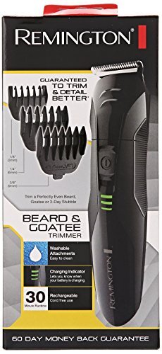 Remington PG6015A Rechargeable Stubble & Beard Trimmer, Black