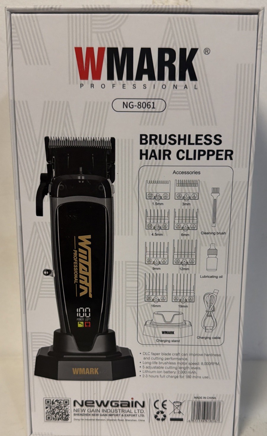 Wmark Profesional Brushless Hair Clipper