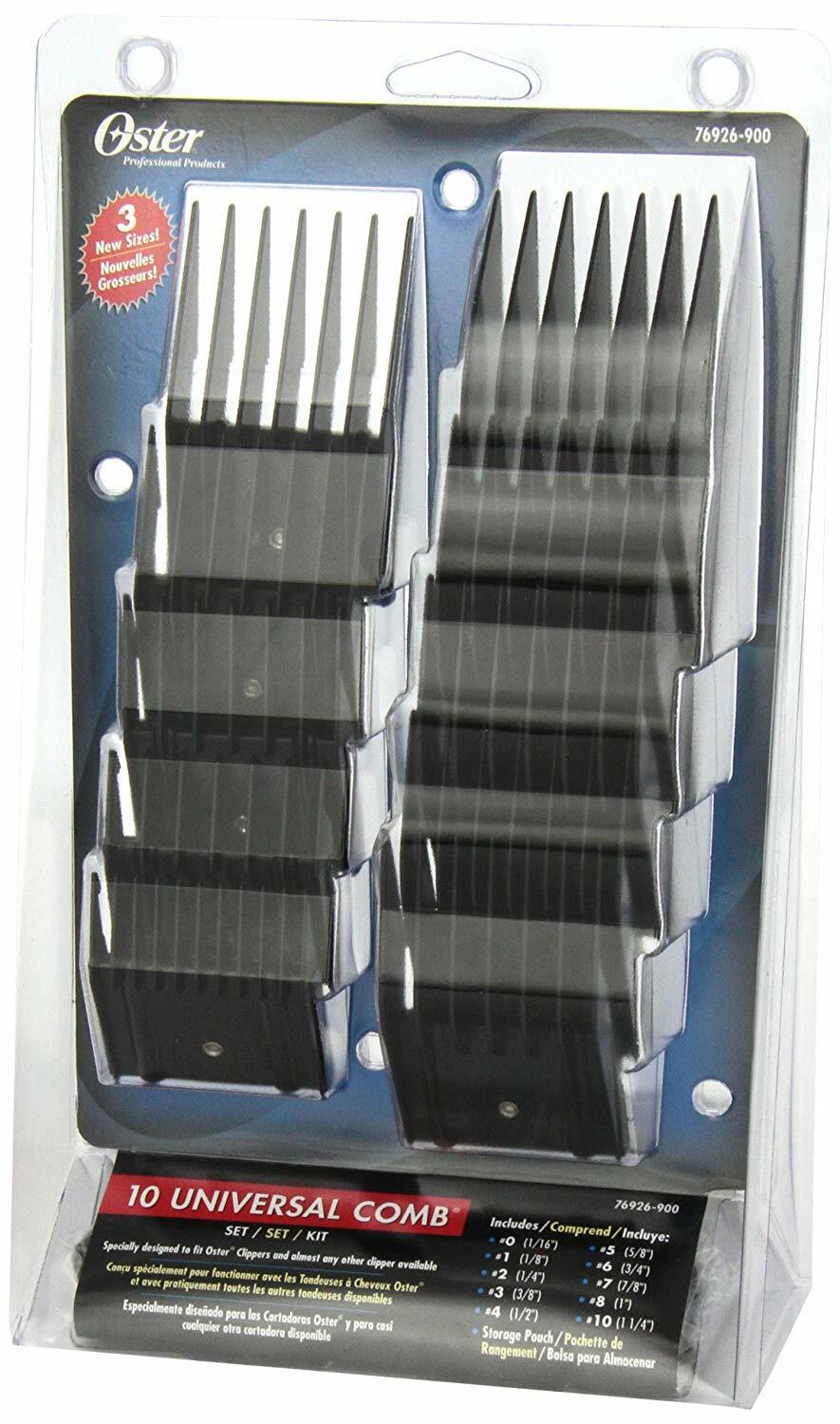 OSTER Classic 76 Clipper 76076010 with 00000 Blade, 10 Guide Set & Neck Duster
