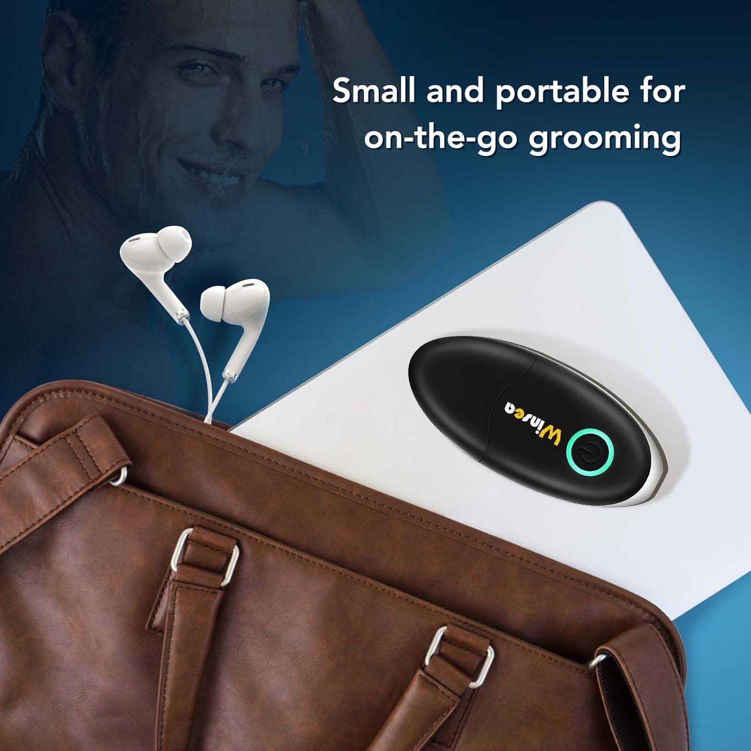 Portable USB Rechargeable Ear and Nose Hair Trimmer – Efficient Grooming for All